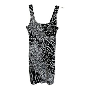 Women's Ann Taylor black and white patterned dress, size S NWOT